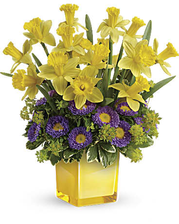 Teleflora's Playful Springtime Daffodil Bouquet in Cheyenne WY - Bouquets  Unlimited