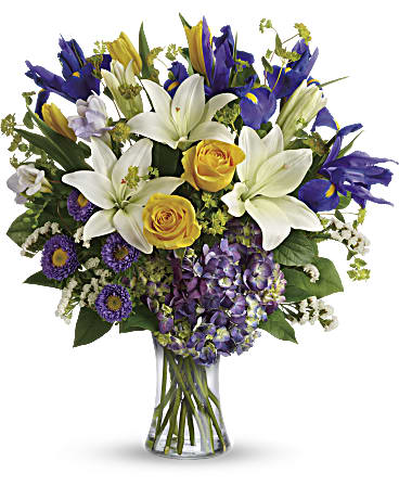 Teleflora's Floral Spring Iris Bouquet