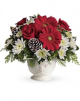 Standard size, 11 and a half inches height and 13 and a half inches wide.