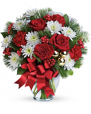 Christmas flower bouquet clearance delivery