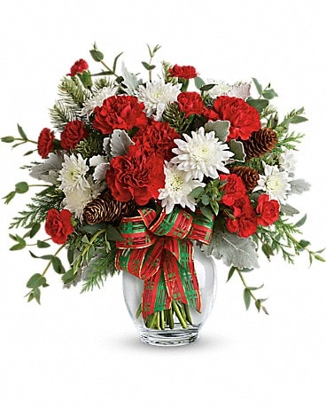 Teleflora's Bright Christmas Bouquet Corning Florist: Northside Floral