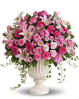 Passionate Pink Garden Arrangement - Flower Arrangement