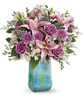 Teleflora's Art Glass Treasure Bouquet - Bouquet