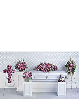 Teleflora's Lavender Tribute Collection - Sympathy Arrangement