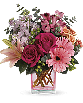 Teleflora's Painterly Pink Bouquet - Bouquet