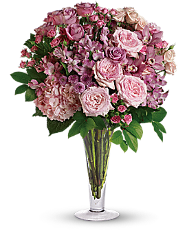 A La Mode Bouquet with Long Stemmed Roses - Bouquet