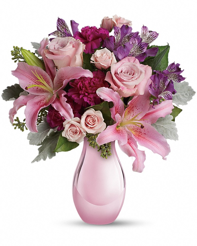Enchanting Pinks by Teleflora in Columbus OH - Sawmill Florist
