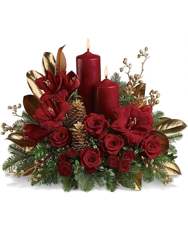 Candlelit Christmas in Brooklyn NY - Barbara's Flower Shop