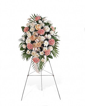Gentle Thoughts Spray Sympathy Arrangement