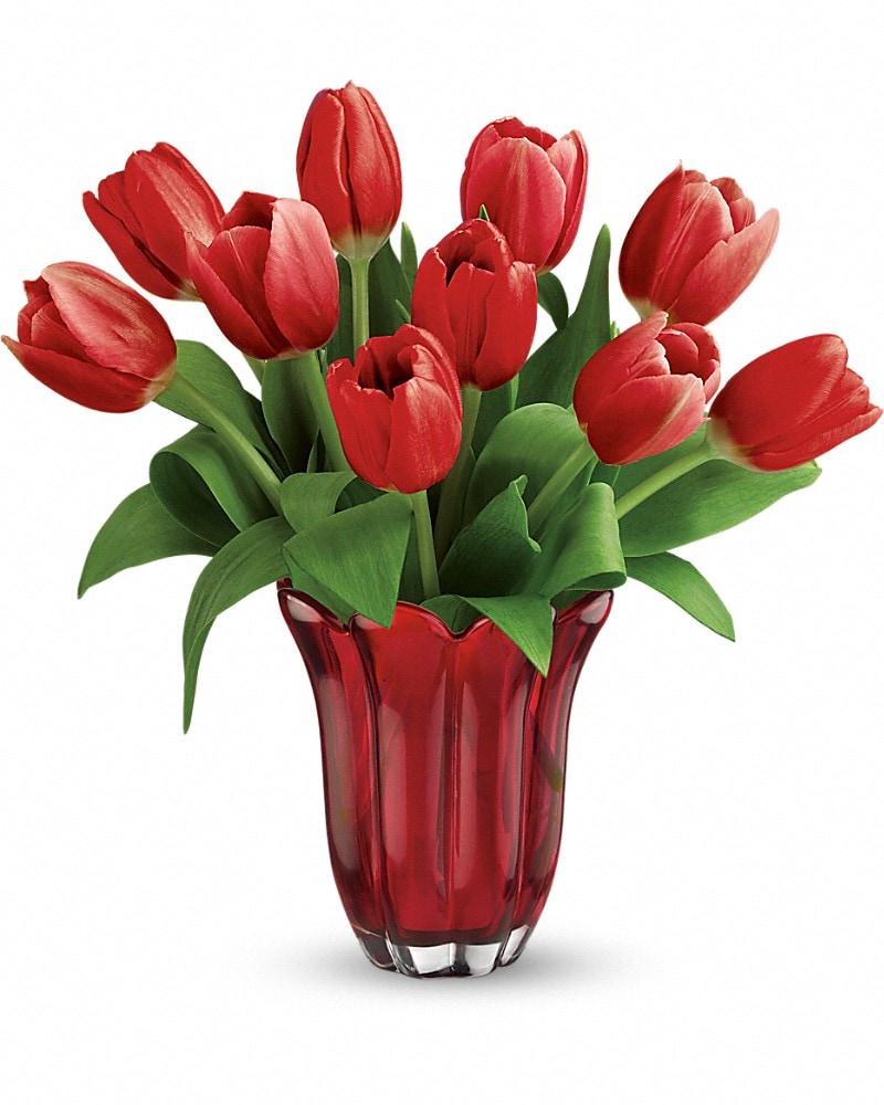 Teleflora's Kissed By Tulips Bouquet - by F.H. Corwin Florist And