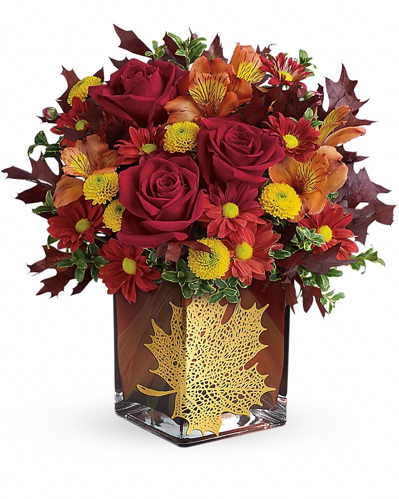 Teleflora's Maple Leaf Bouquet - by Aroma Florist