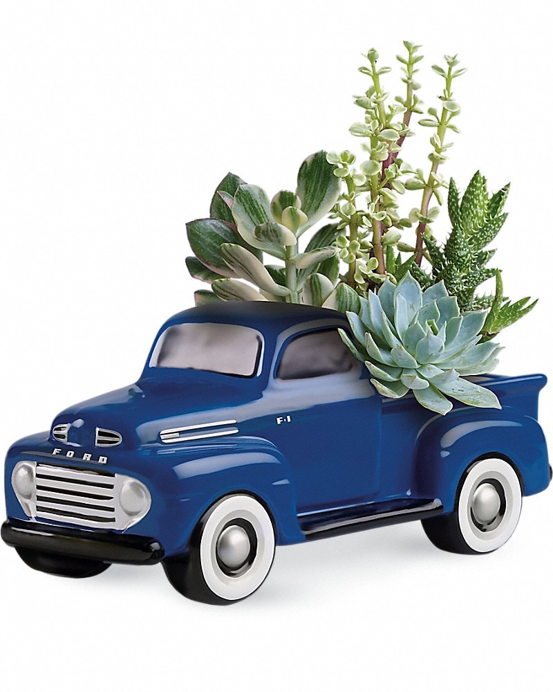 His Favorite Ford F1 Pickup by Teleflora - by Lopez Flowers
