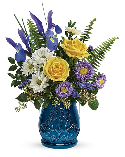 Sapphire Flowers Garden Bouquet