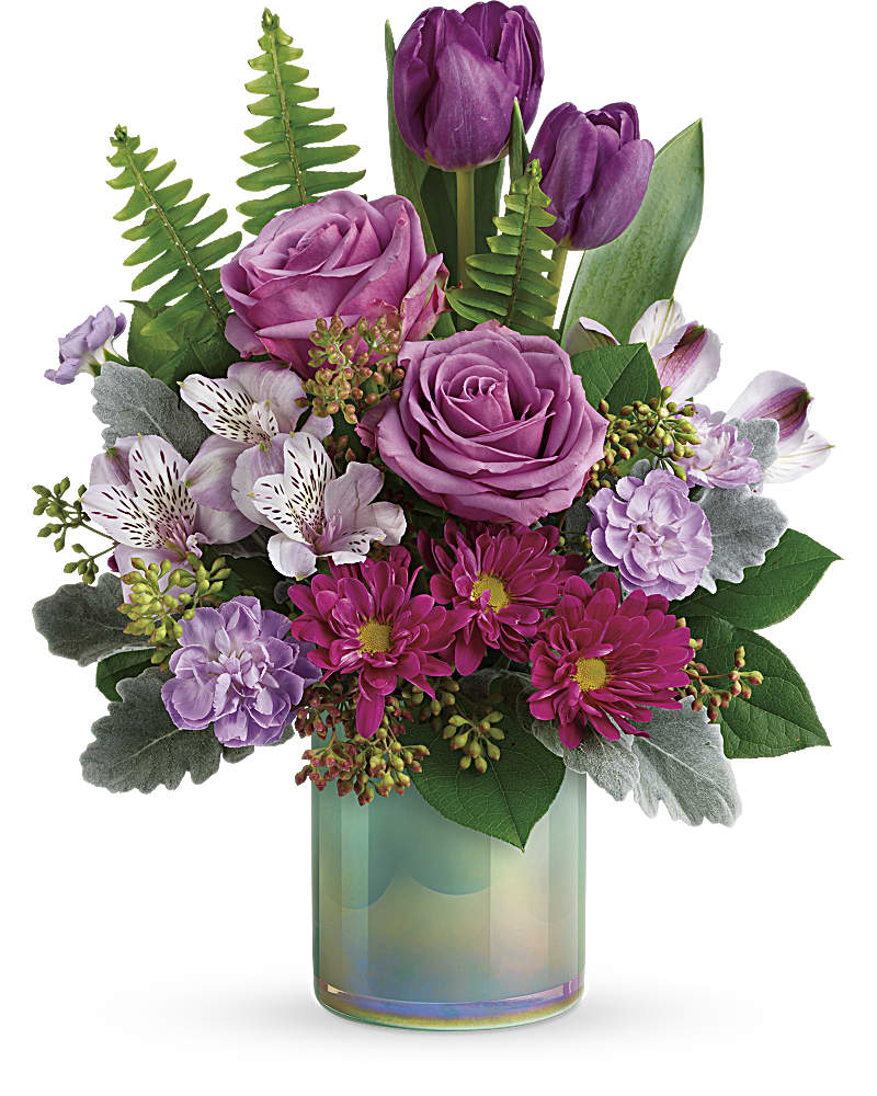 Teleflora's Art Glass Garden Bouquet in Barrie ON - Pick Me Up Flowers
