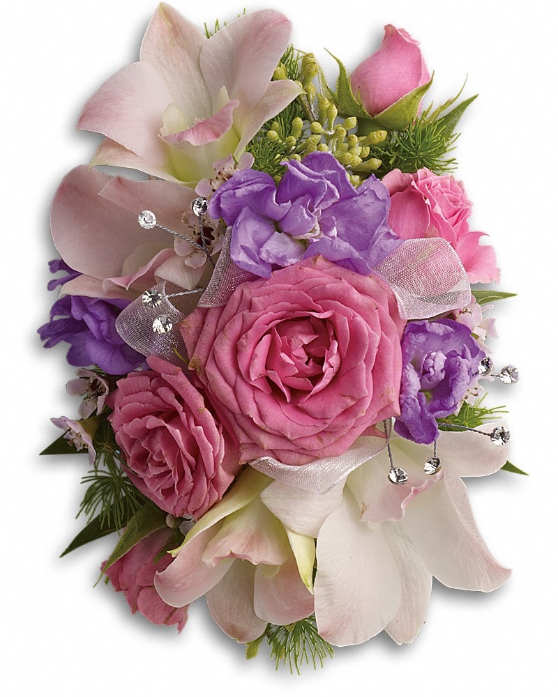 Purple Love Wristlet in Hatfield PA - Hatfield Florist