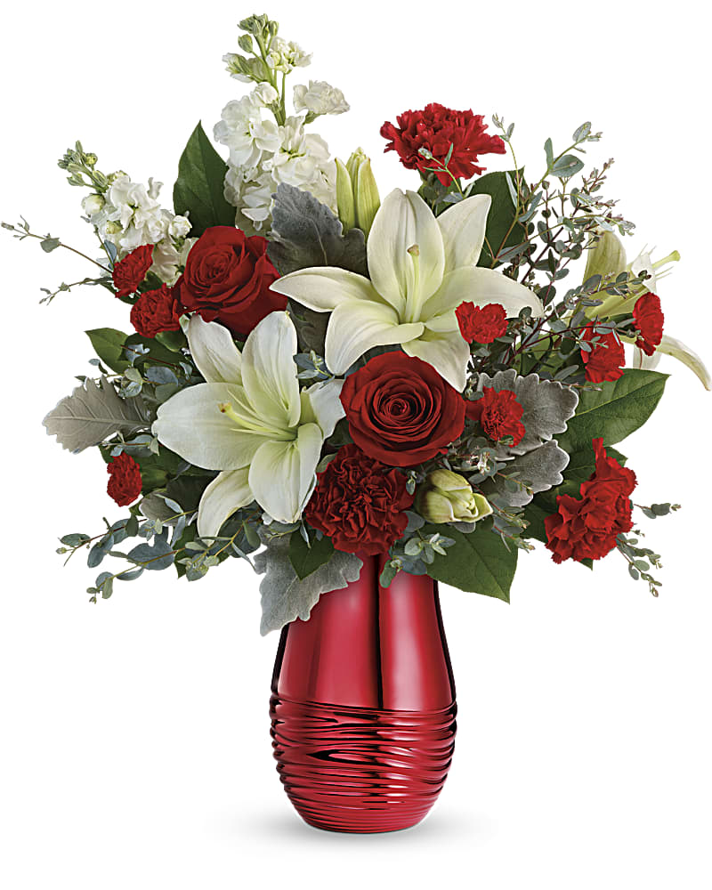 Teleflora's Radiantly Rouge Bouquet - T20V100 in Chicago IL