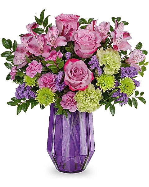 Pink Bouquet Teleflora With Roses