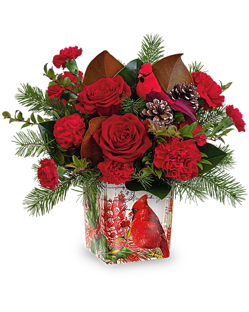C.O.H Valenna 50S 3点 Craft One Happiness Teleflora's Joyful Cardinal Bouquet in Vienna VA - Caffi's Florist