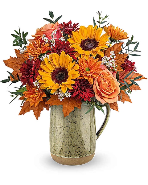 Teleflora’s Harvest Season Bouquet in New Hope PA - The Pod Shop