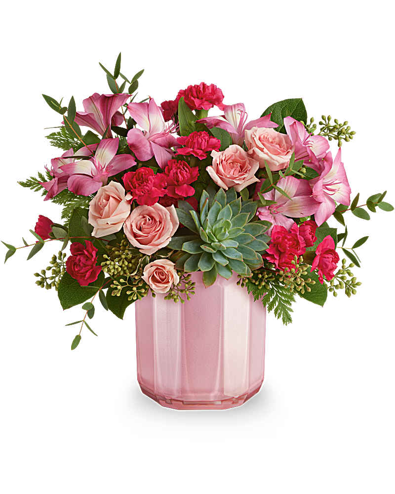 Teleflora's Rosy Radiance Bouquet T25V310 in Chicago IL - Soukal
