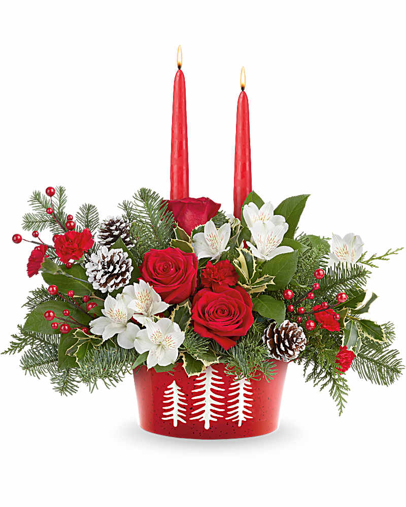 Teleflora's Evergreen Charm Centerpiece in Cleveland TN - Perry's