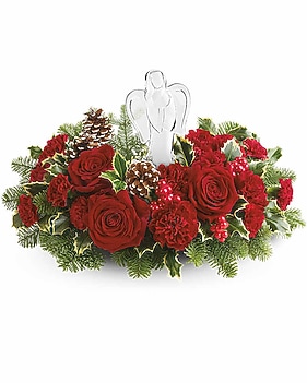 Teleflora's Evergreen Blooms Bouquet Flower Arrangement