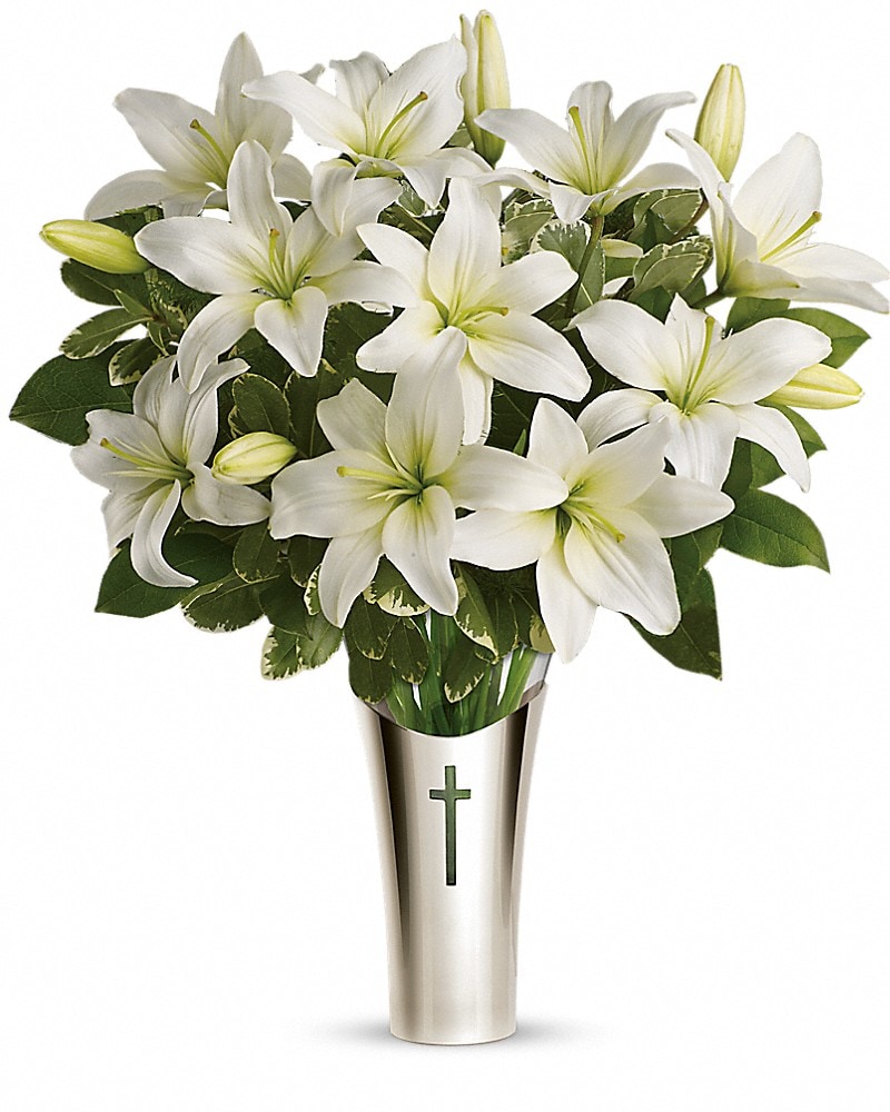 Teleflora's Sacred Cross Bouquet in Lakewood Ranch FL - Fantasy