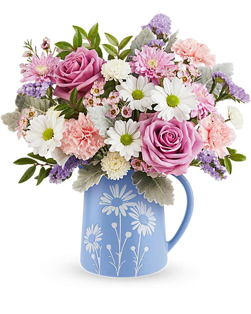 Teleflora's Pastel Meadow Bouquet T26E205 in Chicago IL - Soukal