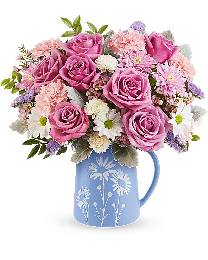 Teleflora's Pastel Meadow Bouquet T26E205 in Chicago IL - Soukal