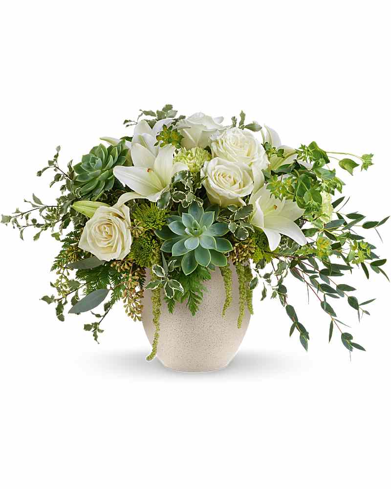 Teleflora's Cloud Petals Bouquet in Henderson KY - Shaw's Flowers