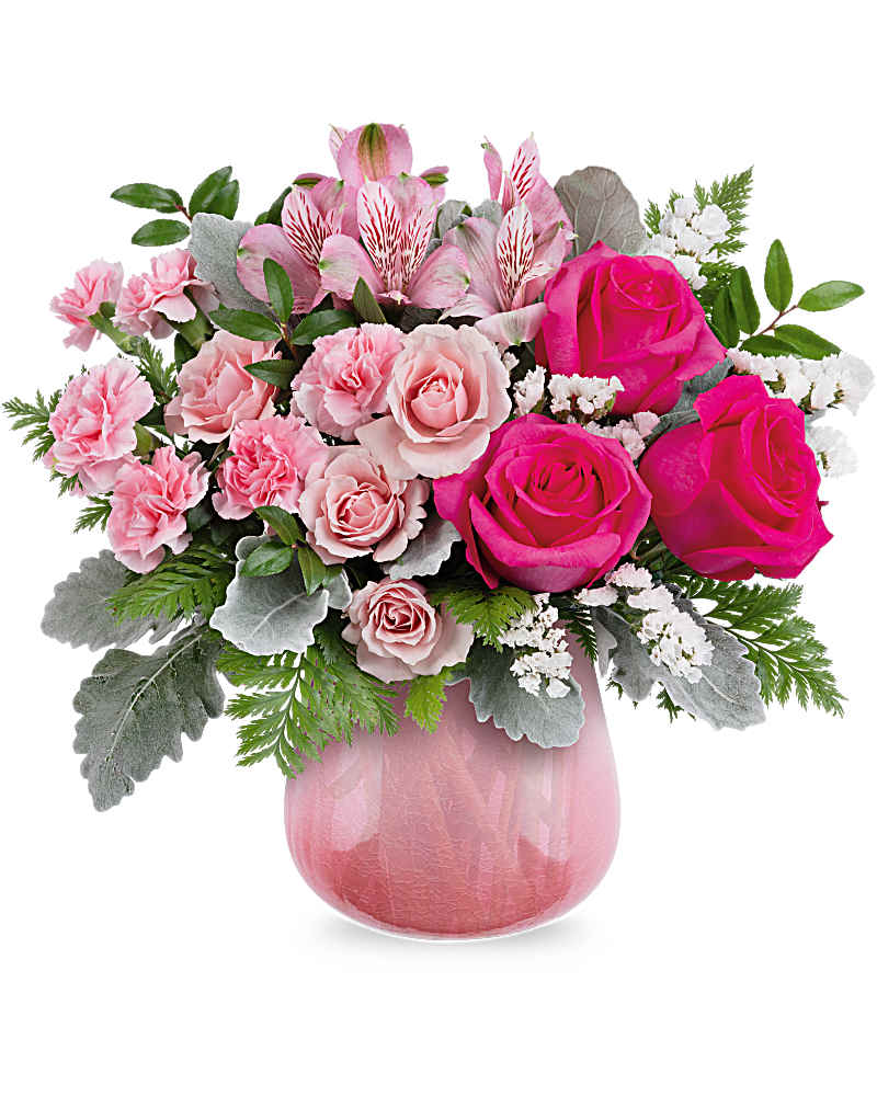 Teleflora's Pretty In Petal Bouquet T26V305 in Chicago IL - Soukal