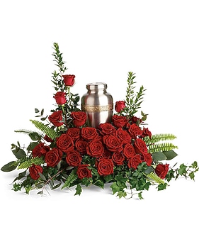 Forever In Our Hearts Cremation Tribute Sympathy Arrangement