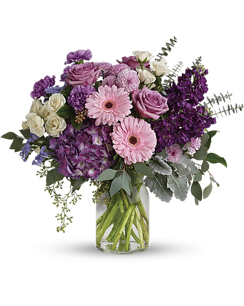 Magnificent Mauves Bouquet T281-6