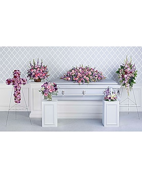 Teleflora's Lavender Tribute Collection Sympathy Arrangement