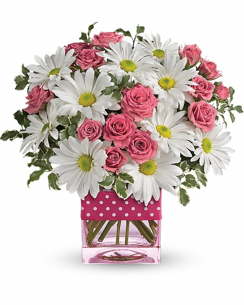 Teleflora's Polka Dots and Posies in Shelbyville TN