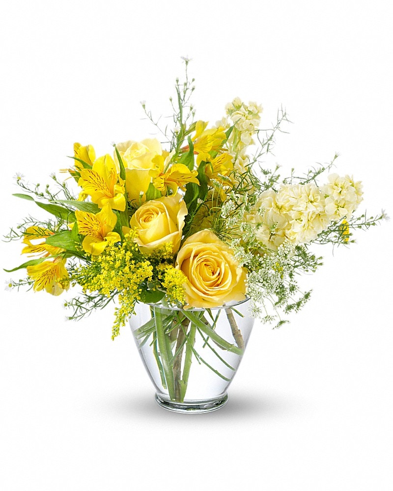Sunny Love Bouquet in McHenry IL - Locker's Flowers, Greenhouse