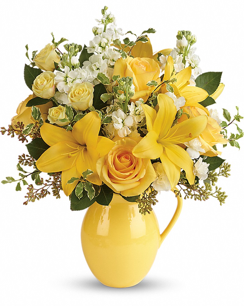【向日葵】trading post T601 (6) Teleflora's Sunny Outlook Bouquet in Freeport IL - Deininger