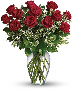 Always on My Mind - Long Stemmed Red Roses Bouquet