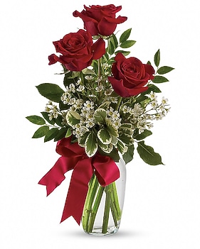 Thoughts of You Bouquet with Red Roses Bouquet