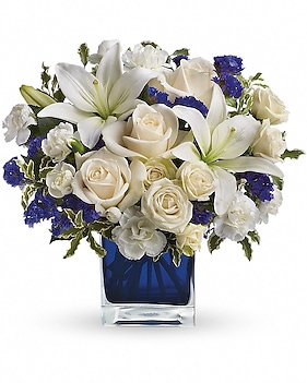 Teleflora's Sapphire Skies Bouquet Bouquet