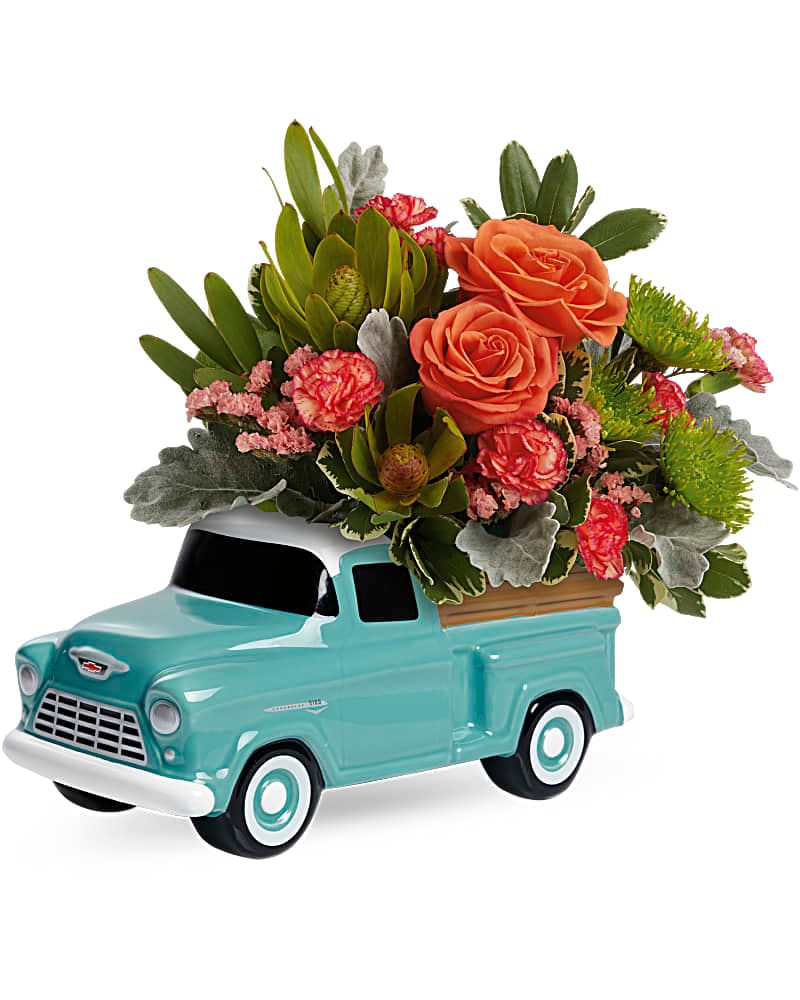 Teleflora's Keep Trucking Chevy Bouquet TEV69-1 in Chicago IL