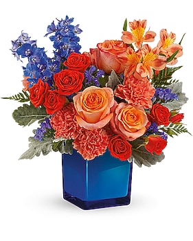 Teleflora's Blue Daydream Bouquet Bouquet