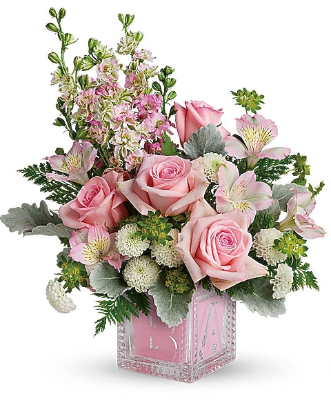 S Abeja Bien Ramo Teleflora Southern Peach Bouquet At From You Flowers
