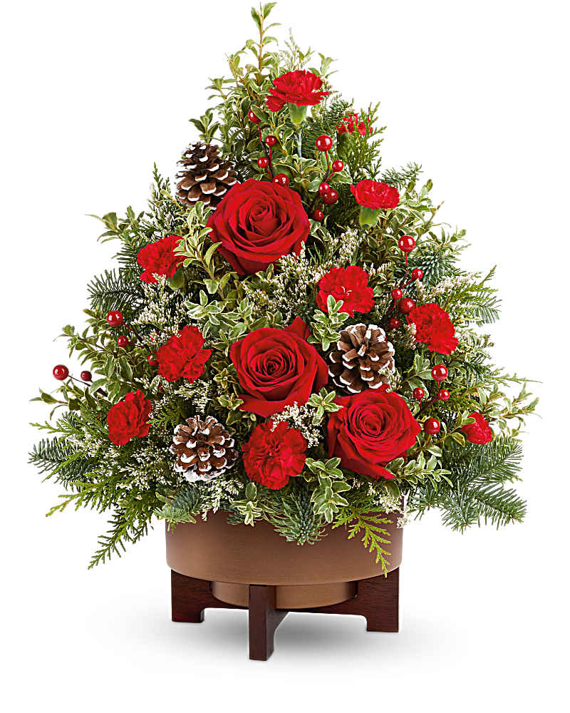 Teleflora's Season's Greetings Tree in Marysville OH - Gruett's