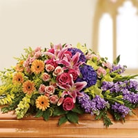 Sympathy flowers for service CASKET SPRAYS