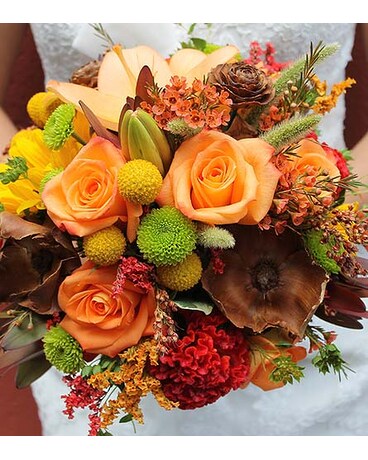 Rustic Autumn Seasonal Bouquet