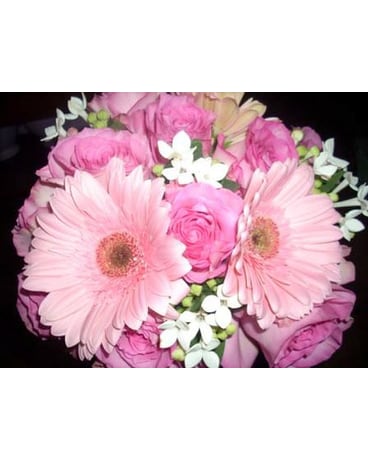 Pink Gerbs Bridal