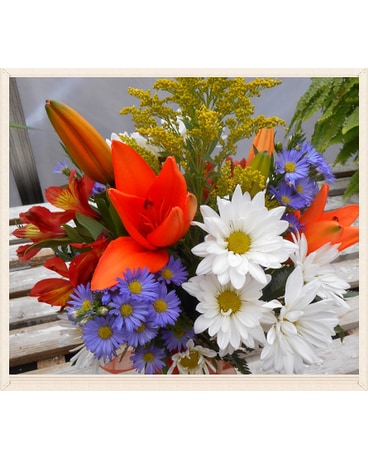 Florist Choice of Mixed Wrapped  Flowers