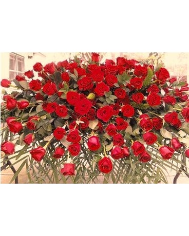 Elegant Rose Casket Spray