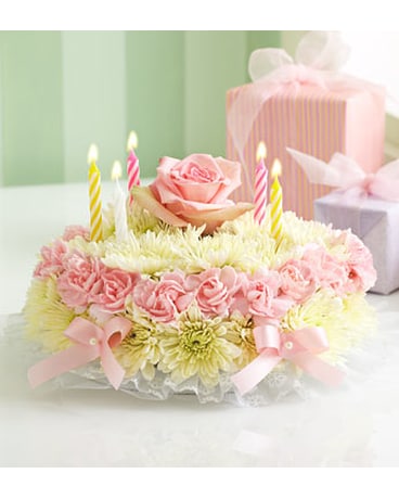 Birthday Flower Cake Pastel
